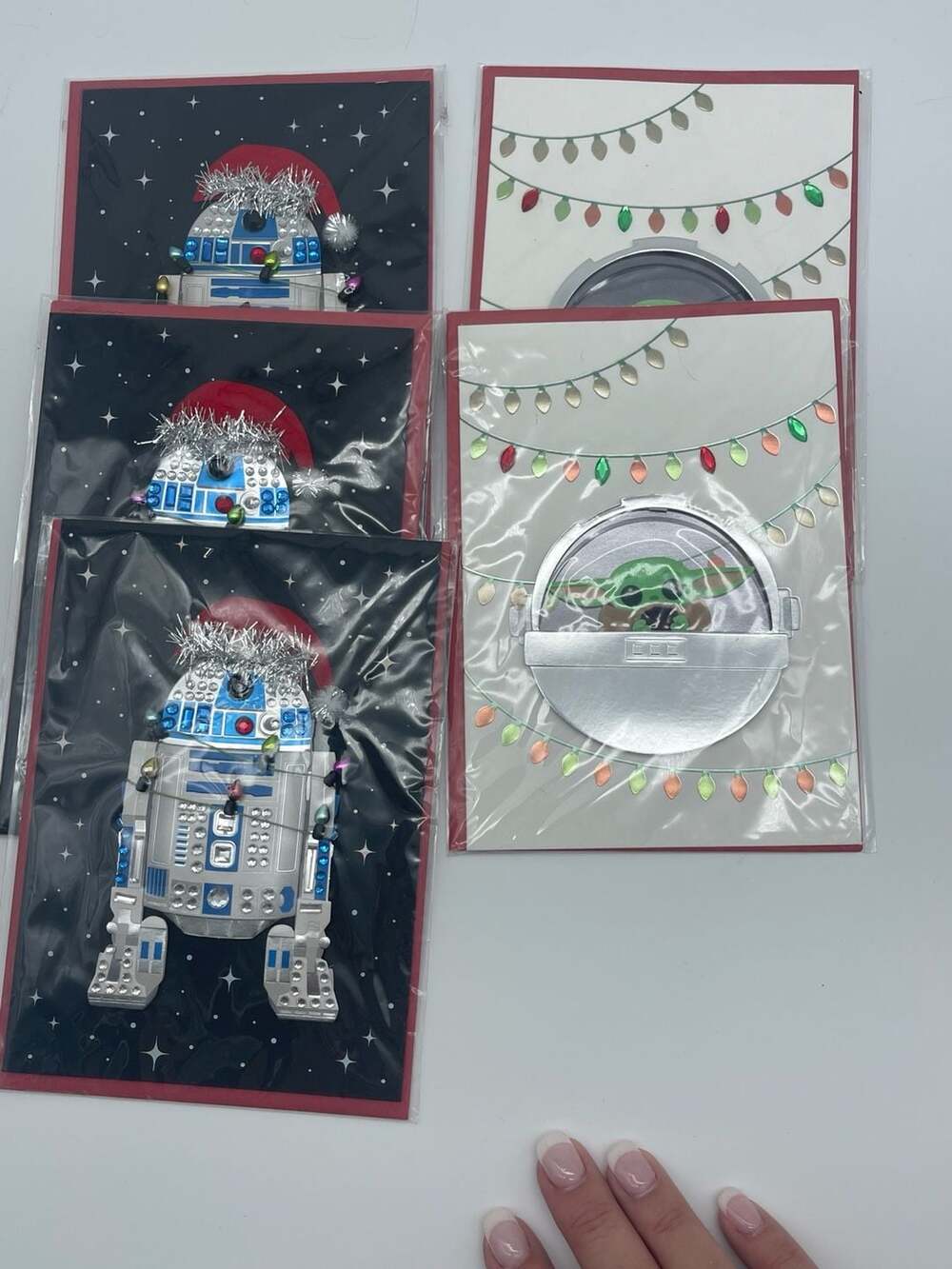 Papyrus Star Wars Holiday Greeting Cards Assortment set of 5